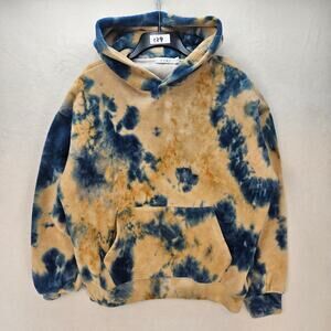 MNML MEN'S SMALL FLEECE SAND BLUE PULLOVER HOODIE